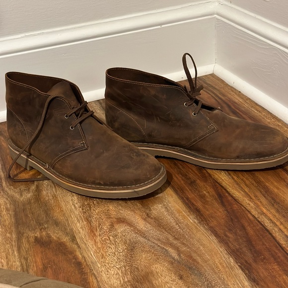 Clarks Other - Clark’s brown Leather Chukkas